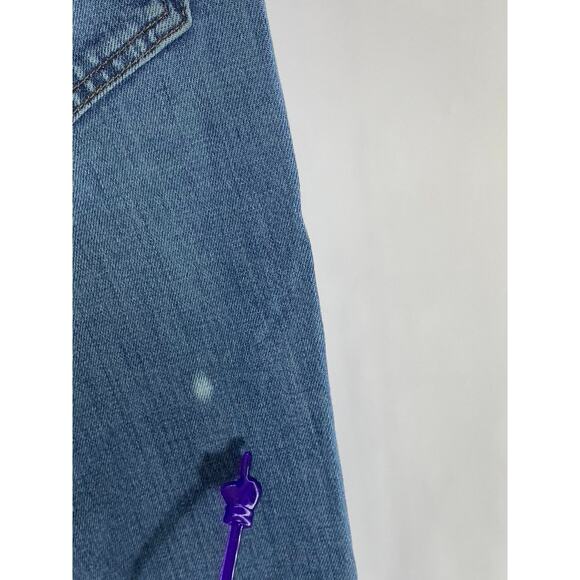 MADEWELL Women's Blue Five-Pocket The Perfect Vintage High-Rise Crop Jean SZ 27 - Picture 5 of 10